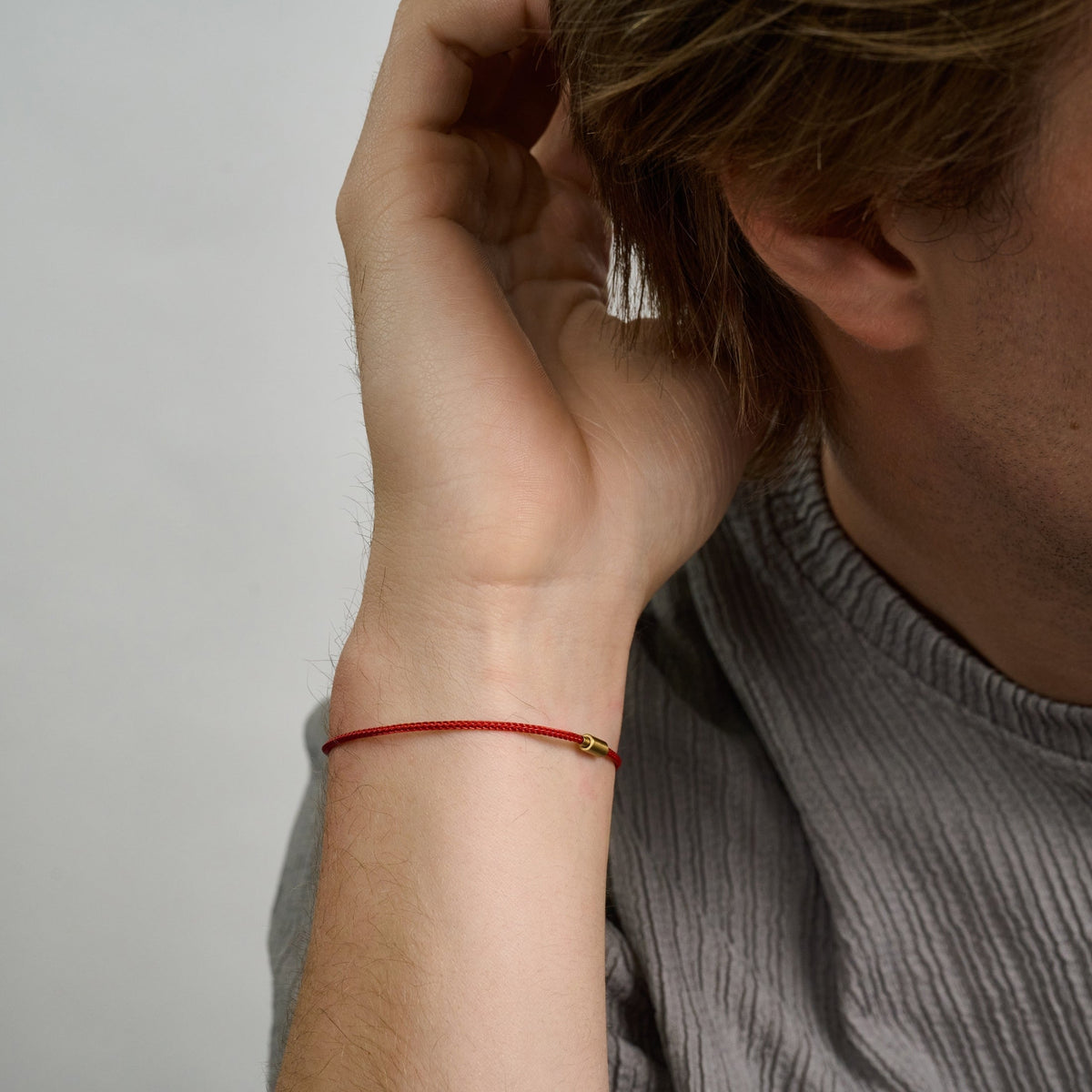Protective Red Cord Gold Bracelet