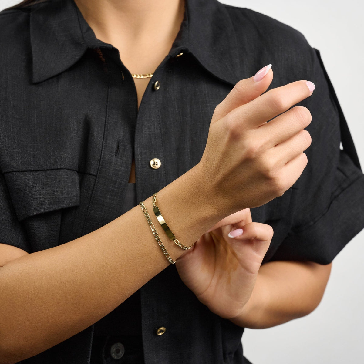 3.5mm Figaro Link Bracelet