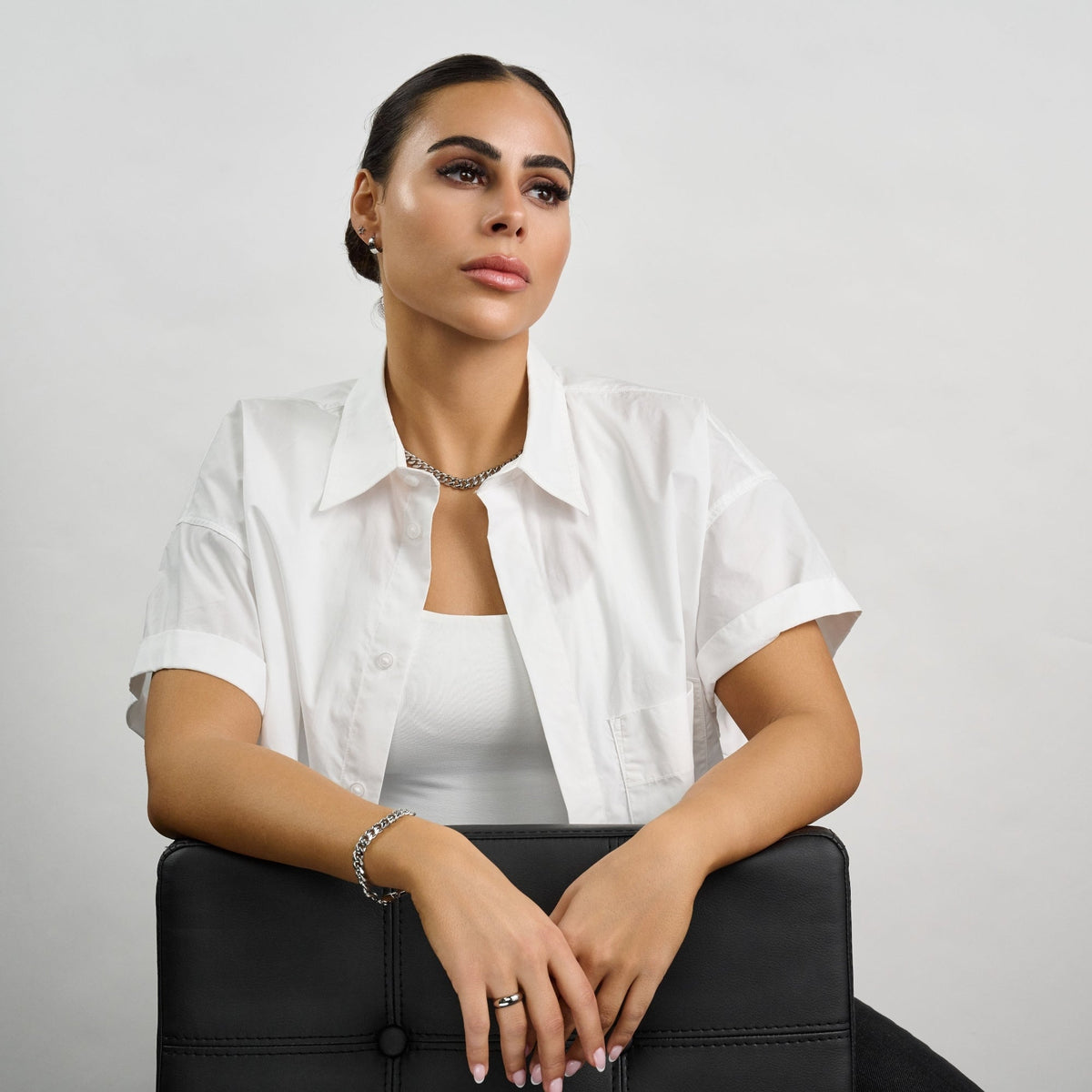 Women's 8mm Cuban Link Necklace