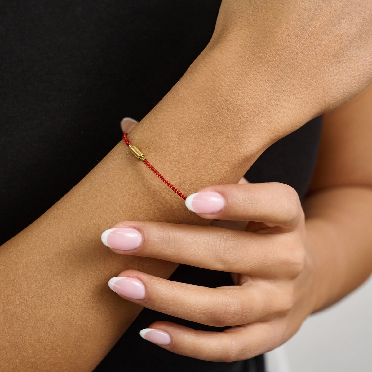 Protective Red Cord Gold Bracelet