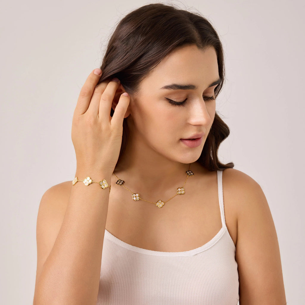 Ventura Multi Clover Necklace