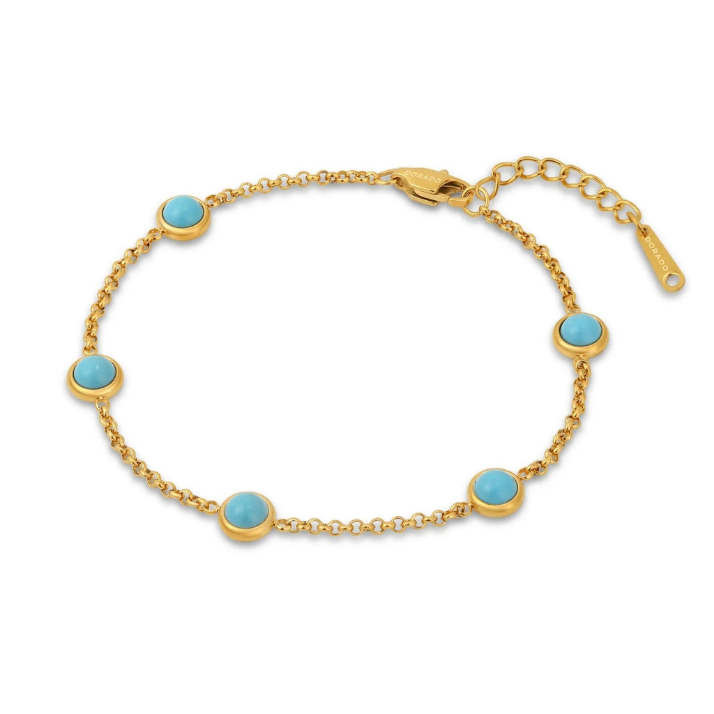 Heirloom Turquoise Bezel Bracelet