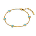 Heirloom Turquoise Bezel Bracelet
