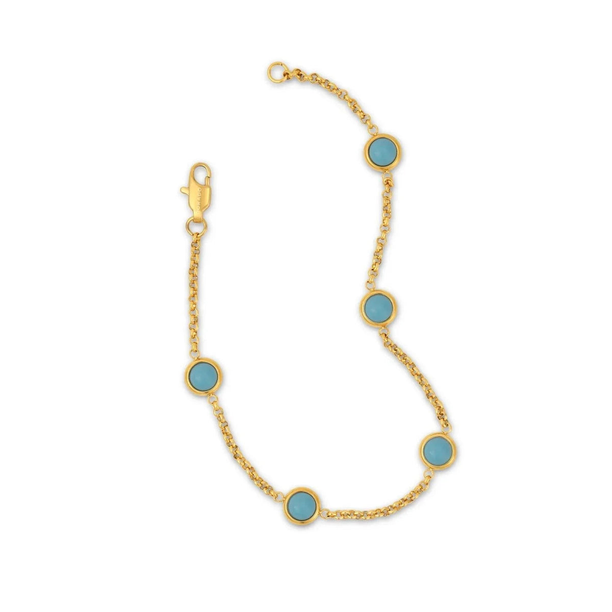 Heirloom Turquoise Bezel Bracelet