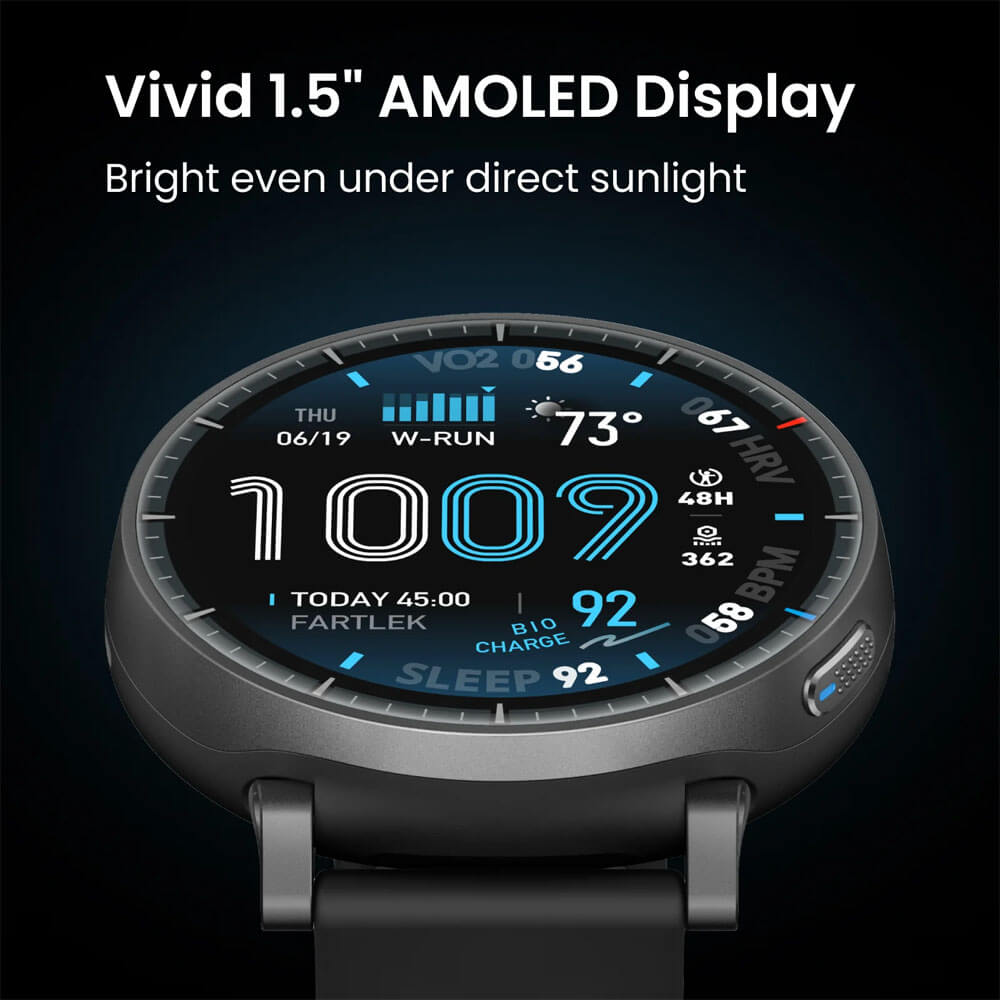 Amazfit Active Max 4GB Sports Smart Watch - Black