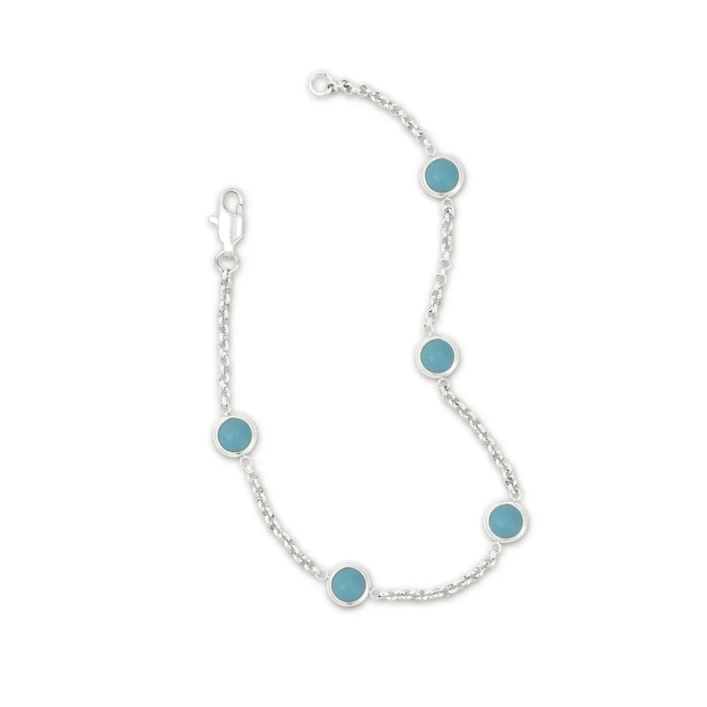 Heirloom Turquoise Bezel Bracelet