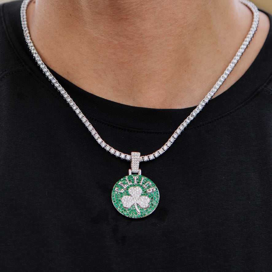 Boston Celtics Official NBA Logo Pendant