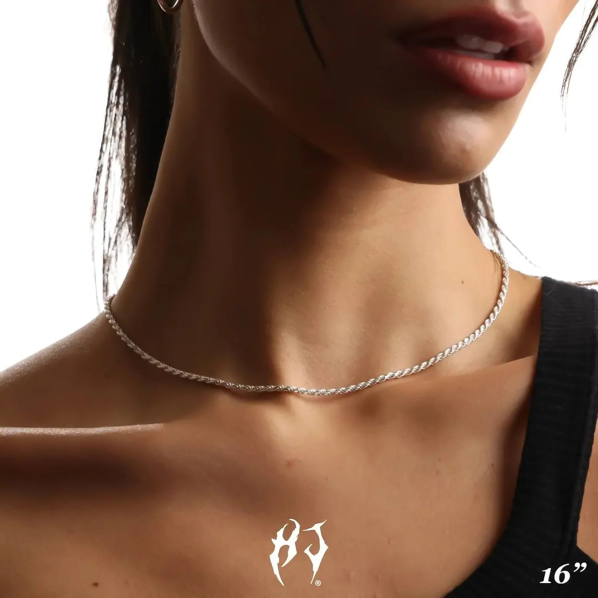 STERLING SILVER ROPE CHAIN
