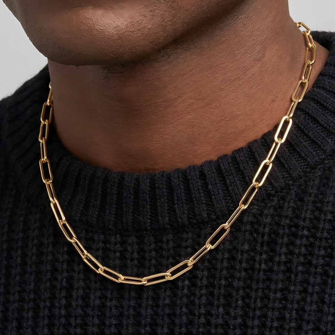 Paperclip Chain (Gold) - 3mm