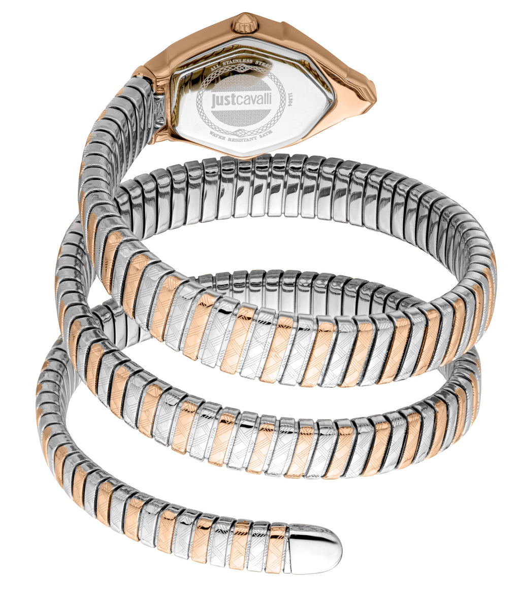 Just Cavalli Women's Snake 316L Stainless Steel Watch