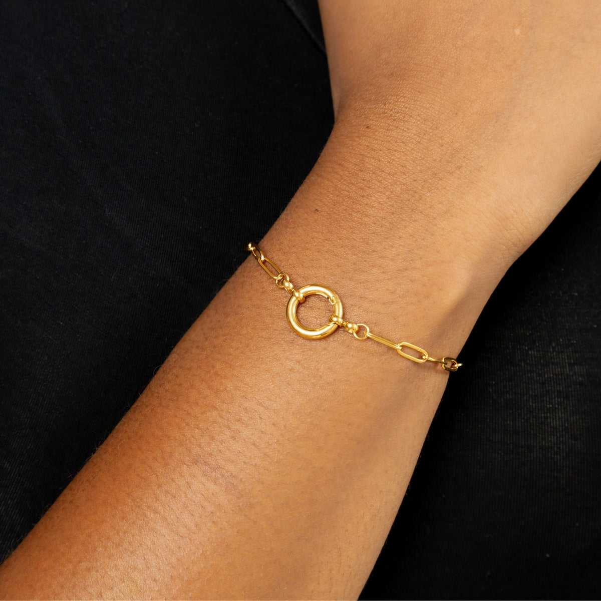 Paperclip Charm Bracelet