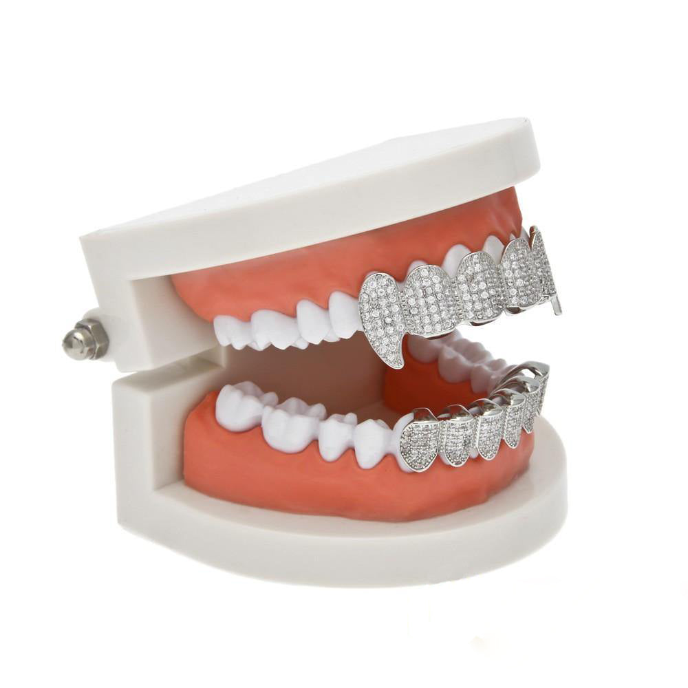 Official Limited Gold-Plated  Micro-inlay CZ Grillz