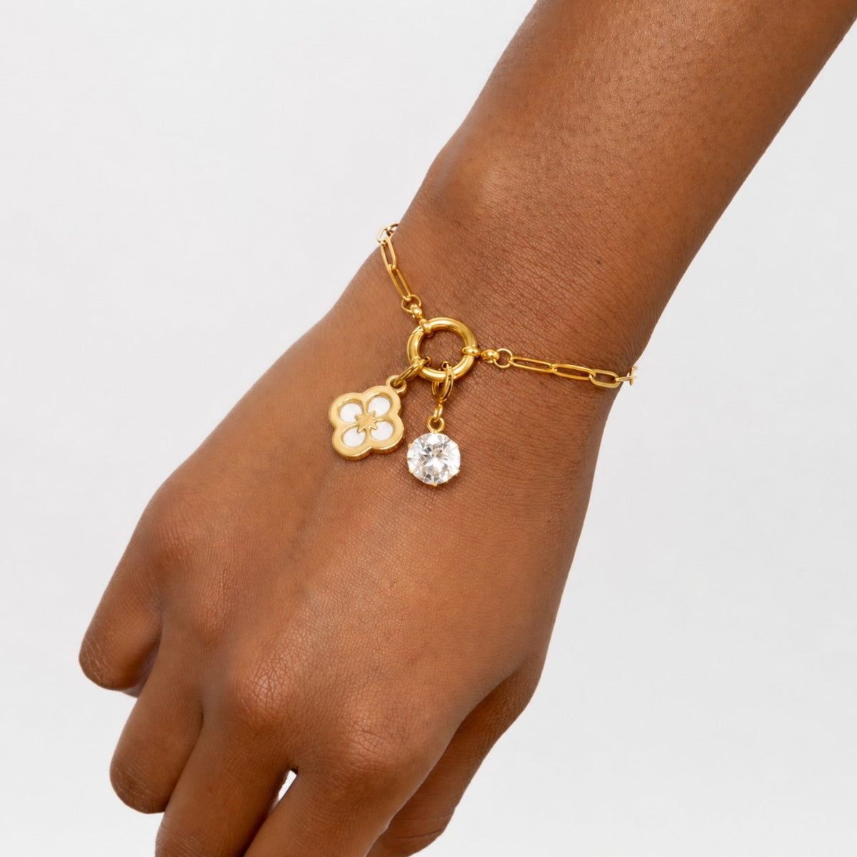 Solitaire Stone Charm