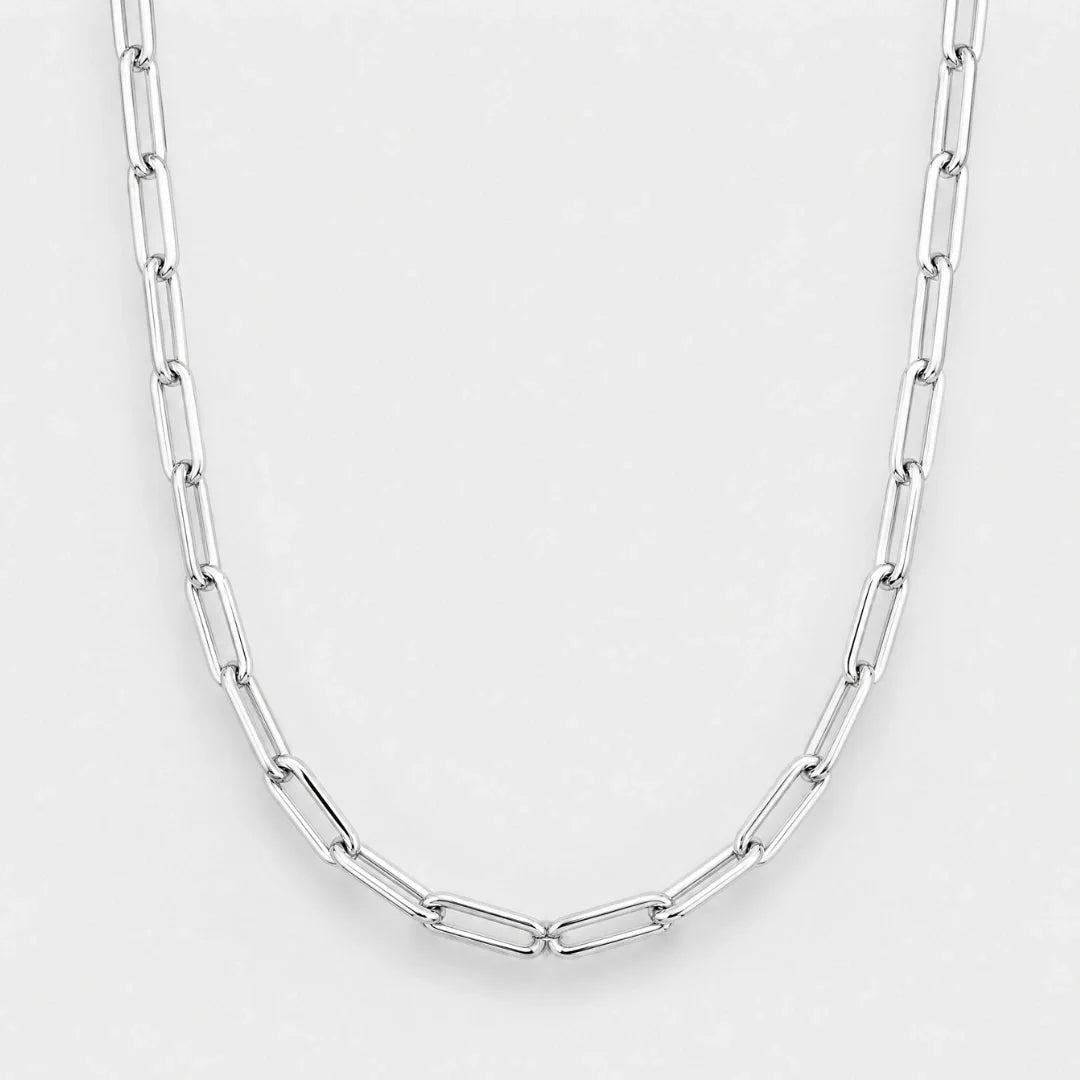 Women's Paperclip Chain (Silver) - 3mm