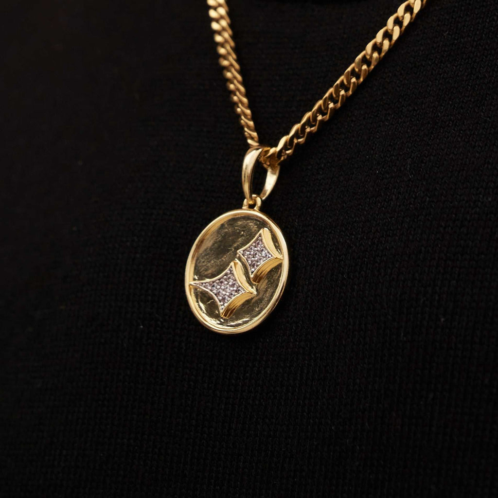 GLD Stars Coin Pendant