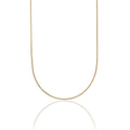 Franco Necklace in Hollow Yellow Gold - 2mm