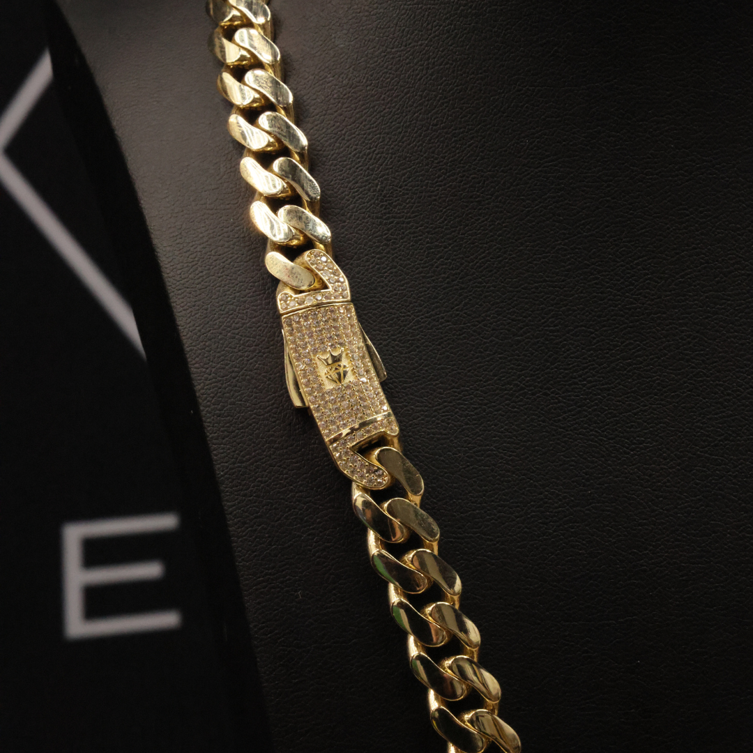 Solid Gold Cuban Link Chain - 11mm