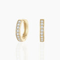 Moissanite Hoop Earrings