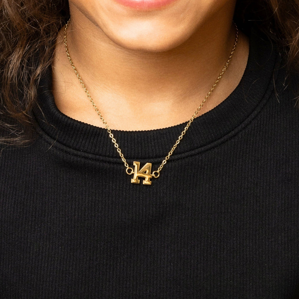 Kids Varsity Letter Necklace