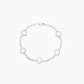 Iced Clover Tennis Bracelet