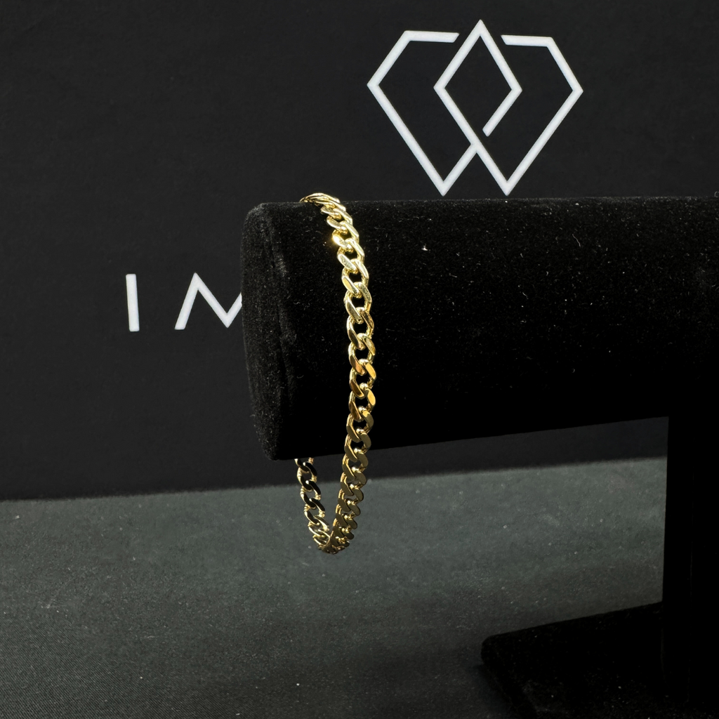 Solid Gold Cuban Link Bracelet - 5mm