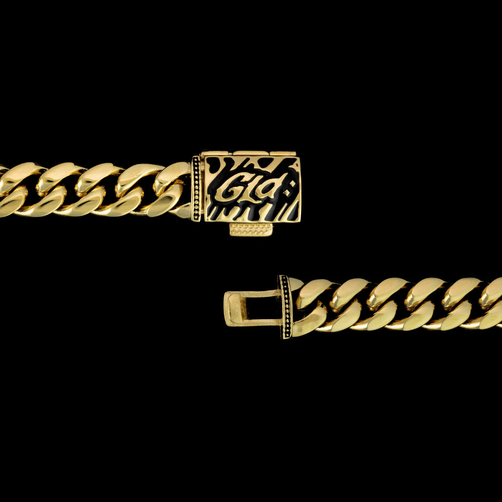 GLD Miami Cuban in Yellow Gold- 6mm