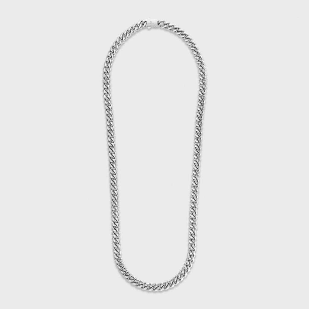 Women's Cuban Chain (Silver) - 8mm