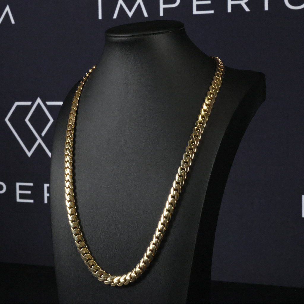 Solid Gold Miami Cuban Link Chain - 8mm
