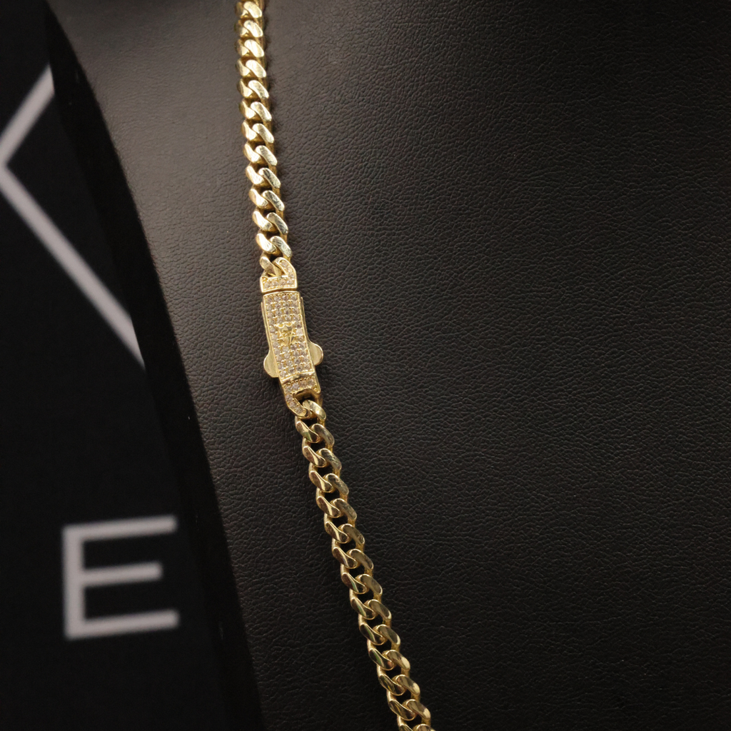 Solid Gold Cuban Link Chain - 5mm