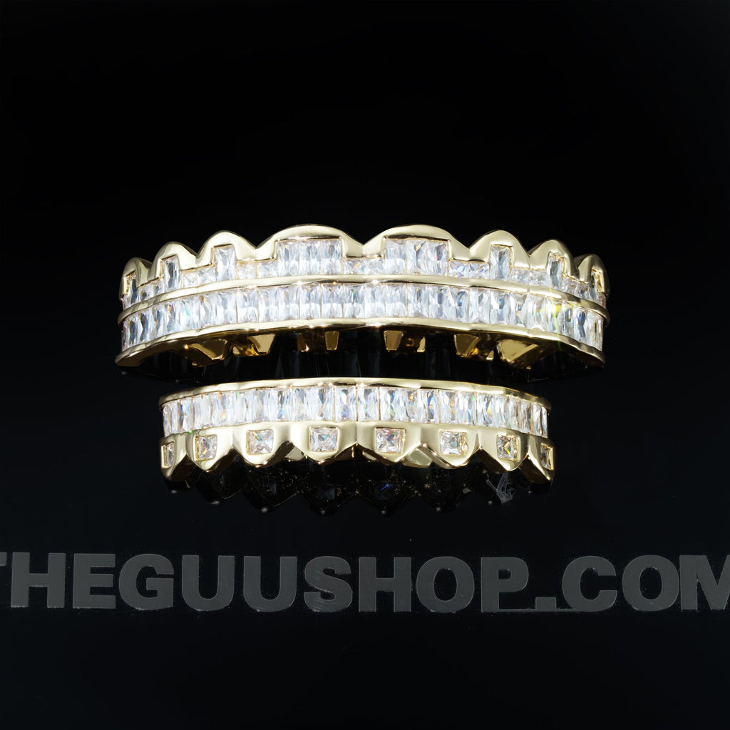 18K Gold-Plated AAA CZ Hip Hop Grillz
