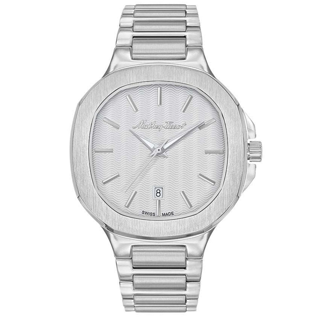 Mathey-Tissot Men's Evasion White Dial Watch