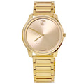 Movado Bold Classic Champagne Dial PVD Stainless Steel Men's Watch 3601313