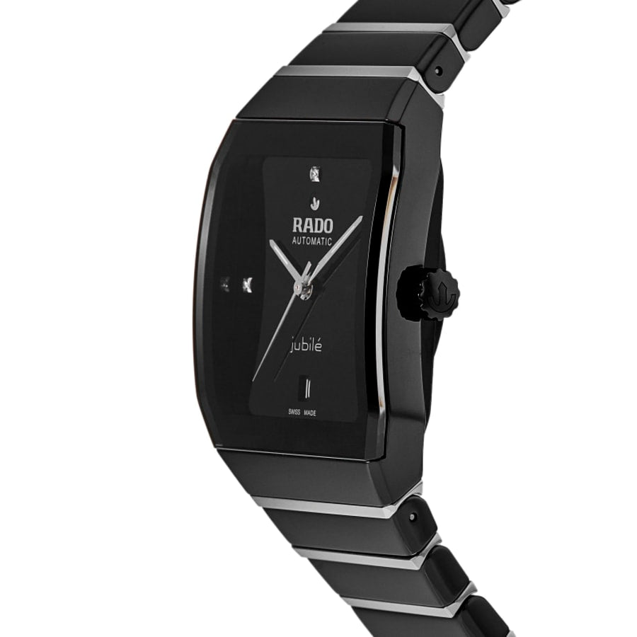 Rado Anatom Jubile Automatic Diamonds Black Dial Ceramic & Stainless Steel Unisex Watch R10201712