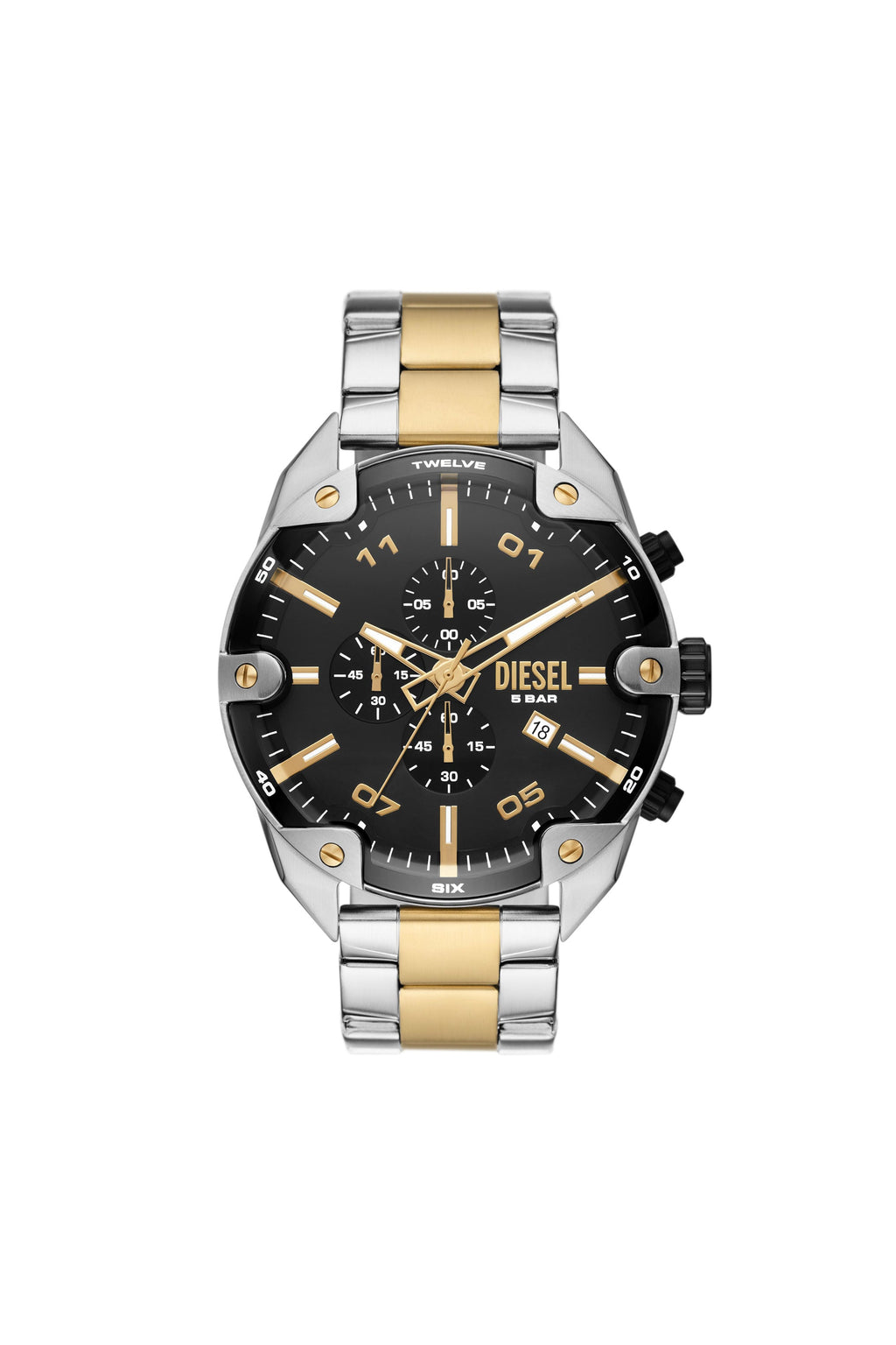 Spiked Stainless Steel Watch