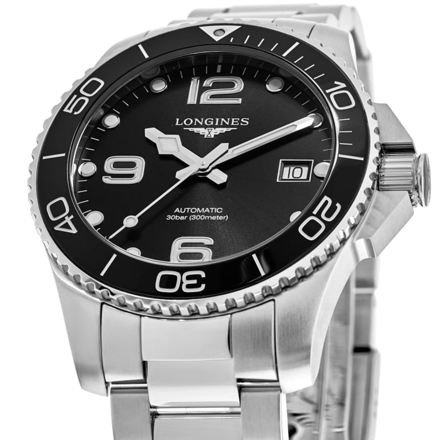 Longines HydroConquest Automatic Black Dial Steel Men's Watch L3.780.4.56.6