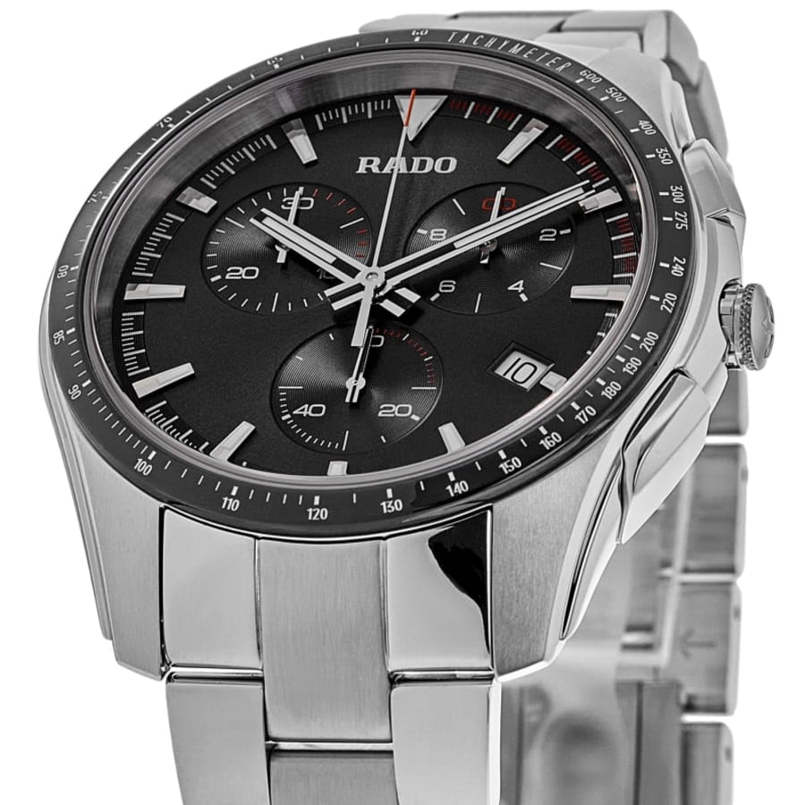 Rado Hyperchrome Chronograph Black Dial Stainless Steel Men's Watch R32259153