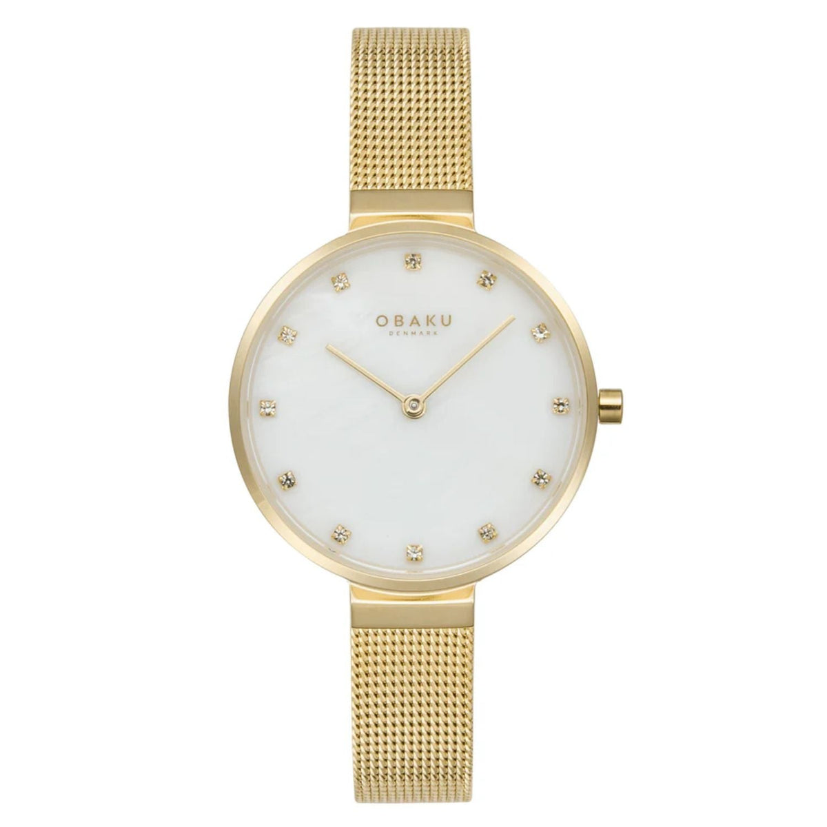 Obaku Women's Analog White Dial Watch