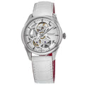 Hamilton Jazzmaster Skeleton Auto Lady White Dial Leather Strap Women's Watch H32405811