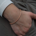 Palm Chain Bracelet in Rose Gold - 2mm