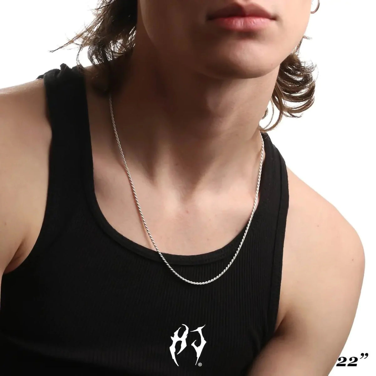 STERLING SILVER ROPE CHAIN