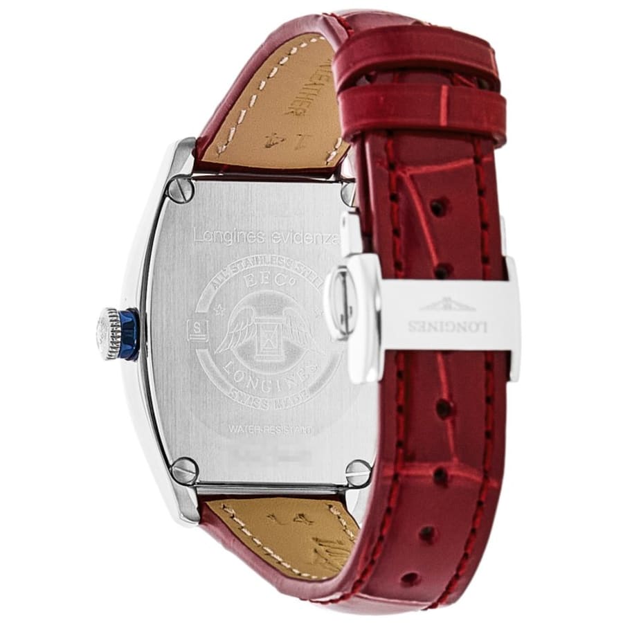 Longines Evidenza Automatic Silver Dial Leather Strap Women's Watch L2.142.4.76.2