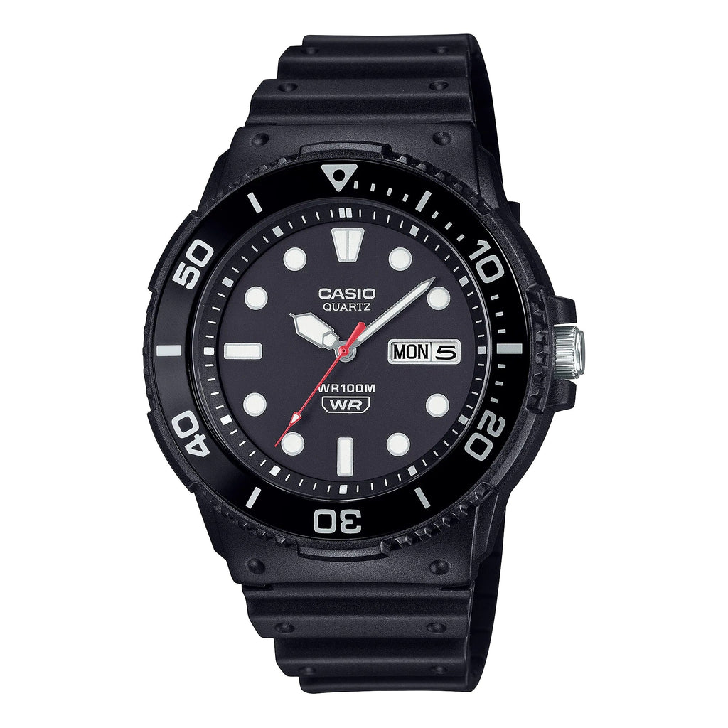 Casio Men’s Black Analog Watch with Black Dial - MRW-230H-1E1V