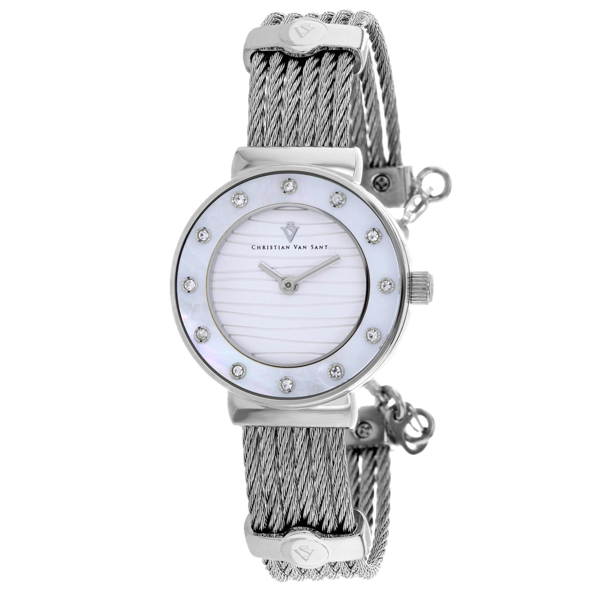 Christian Van Sant Women's Cavo Silver Round 28mm