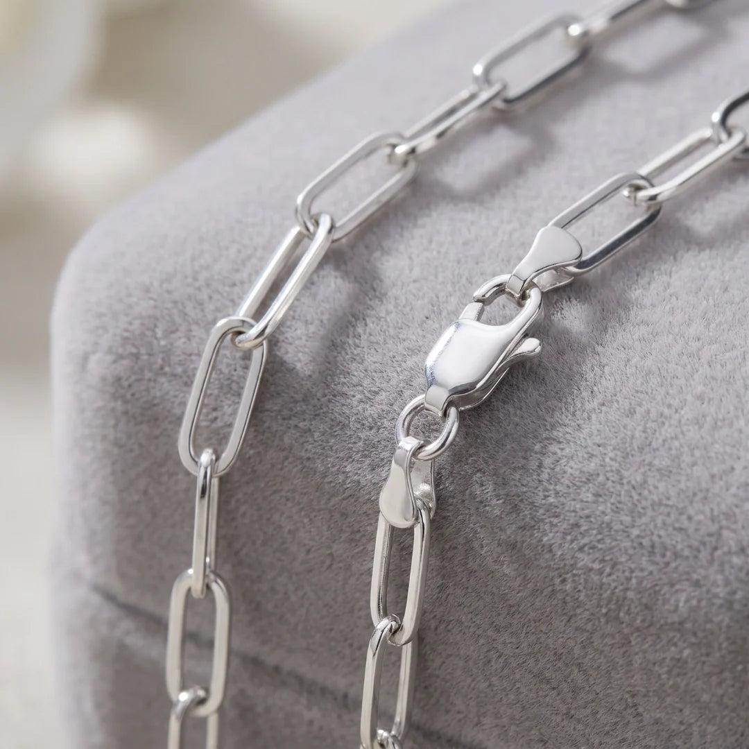 Paperclip Chain (Silver) - 3mm