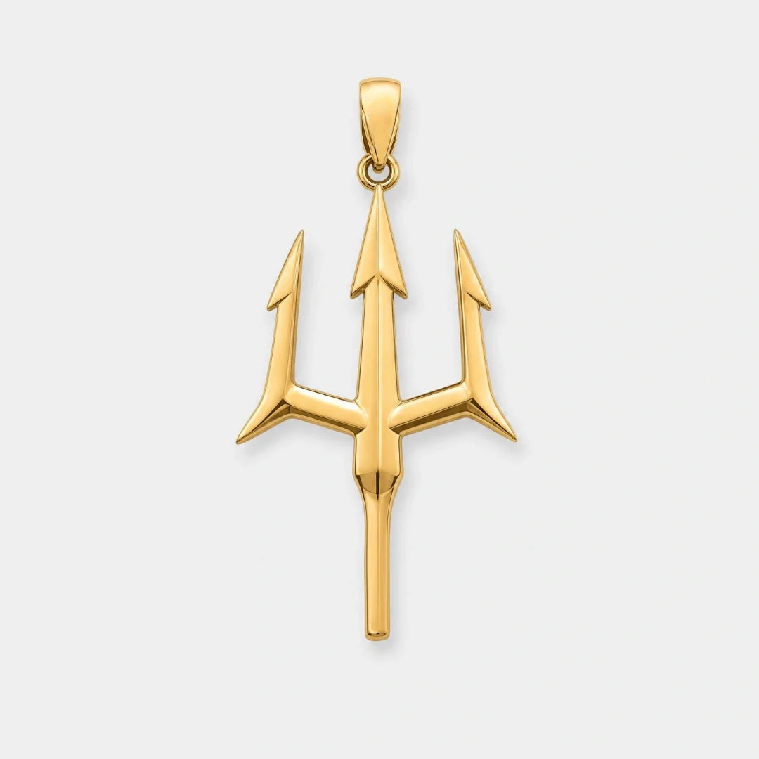 Trident Pendant (Gold)