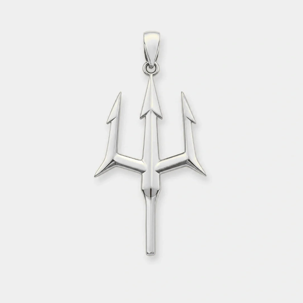 Trident Pendant (Silver)