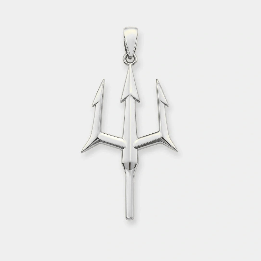 Trident Pendant (Silver)