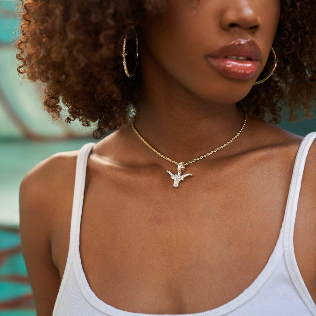 Texas Longhorns Official NCAA Micro Logo Pendant