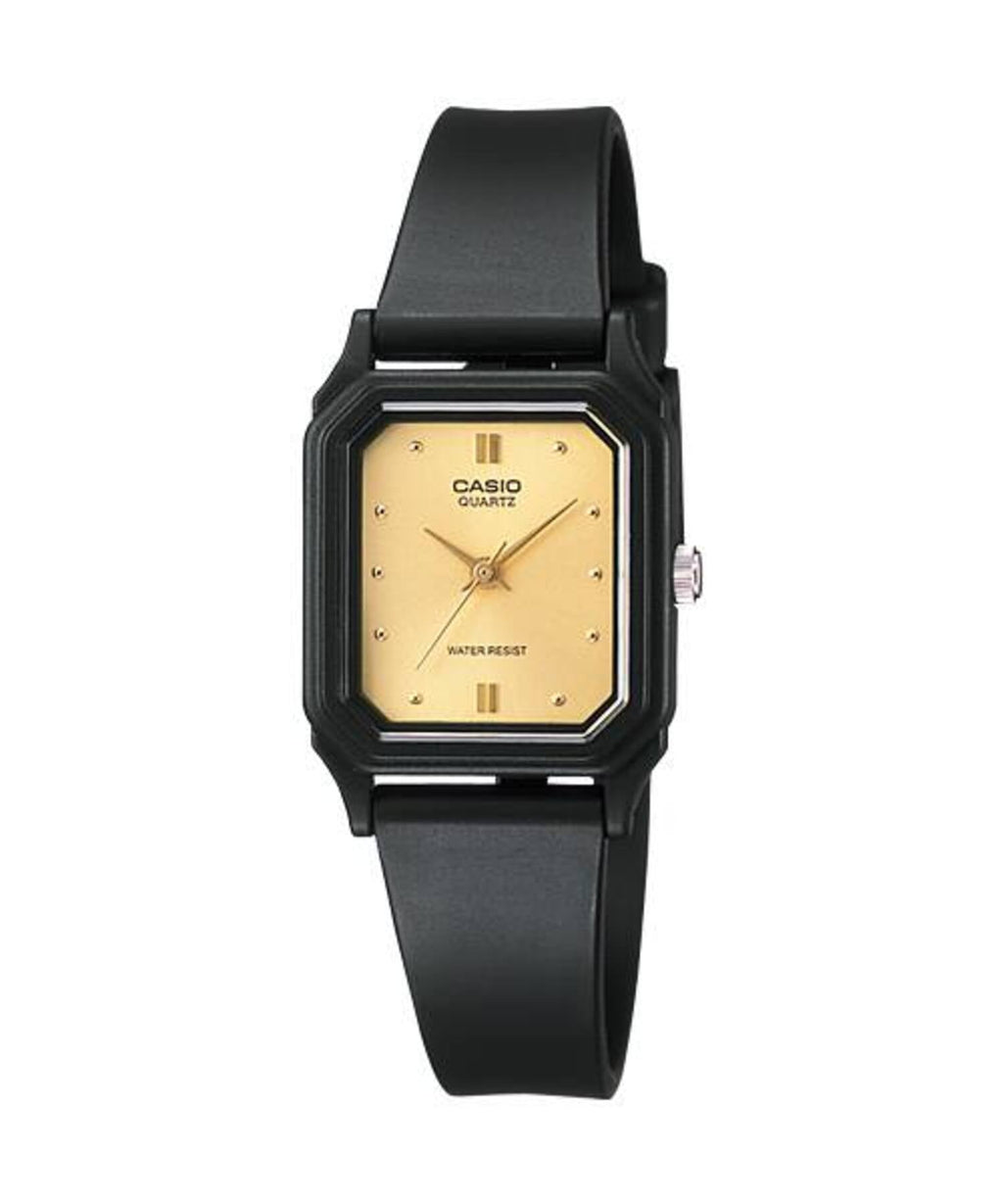 Casio Women’s Black Watch with Gold Dial - LQ-142E-9A
