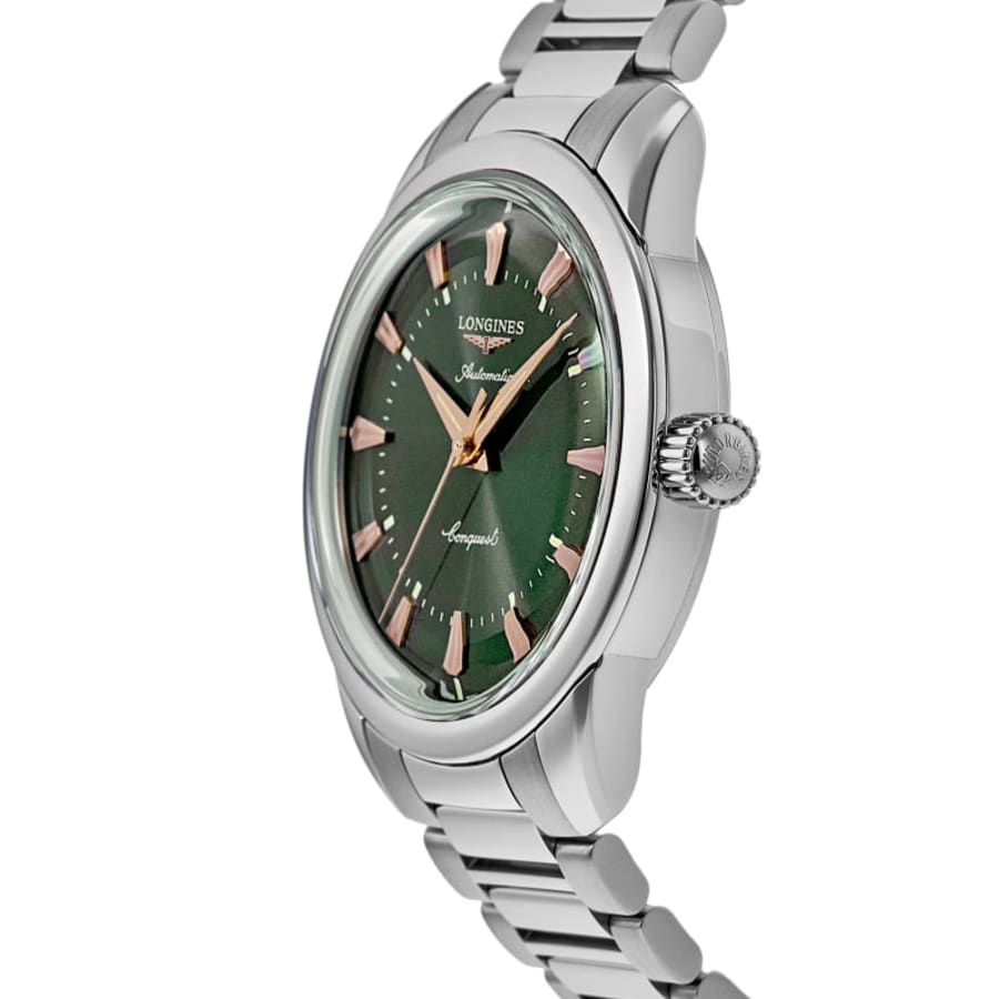 Longines Conquest Heritage Automatic Green Dial Stainless Steel Men's Watch L1.649.4.02.6